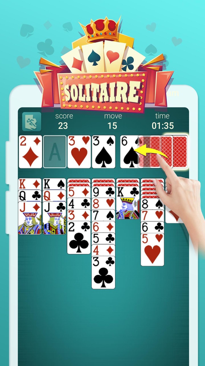 Solitaire - Spider TriPeaks screenshot image 1_Popularmodapk.com