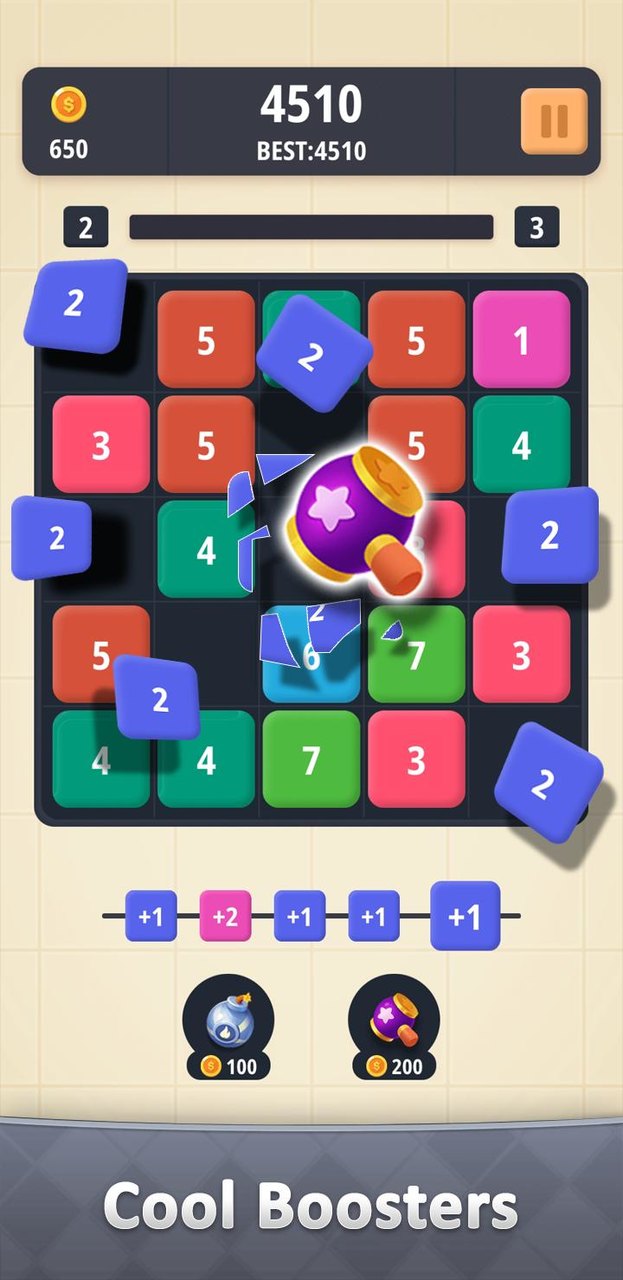 NIMP - Number Merge Puzzle screenshot image 4_Popularmodapk.com