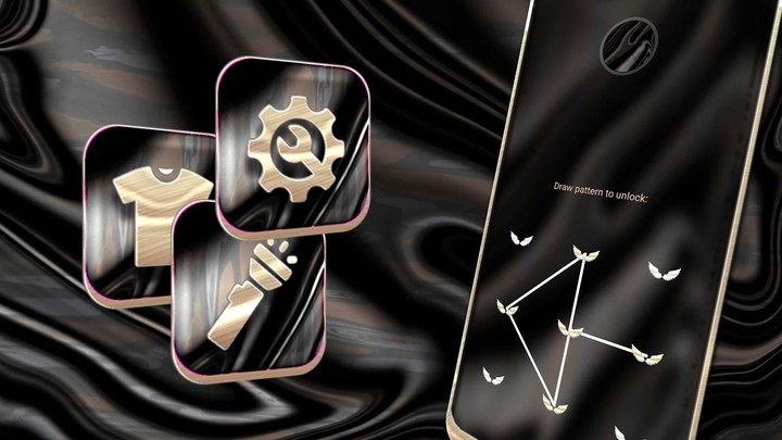 Metal Silk Pattern Theme screenshot image 4_Popularmodapk.com