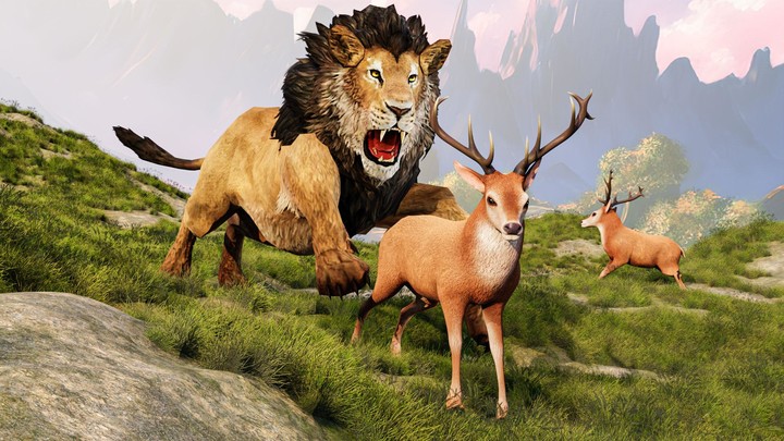 Beast Lion Games: Animal Games screenshot image 1_Popularmodapk.com