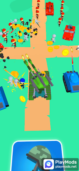 Tank Commander: Army Survival<span>(no  ads)</span> screenshot image 1_Popularmodapk.com