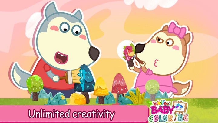 Wolfoo's Drawing Doodle, Color screenshot image 4_Popularmodapk.com