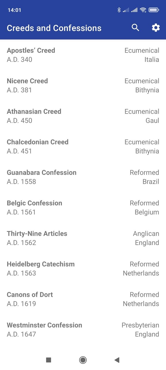 Creeds and Confessions screenshot image 1_Popularmodapk.com