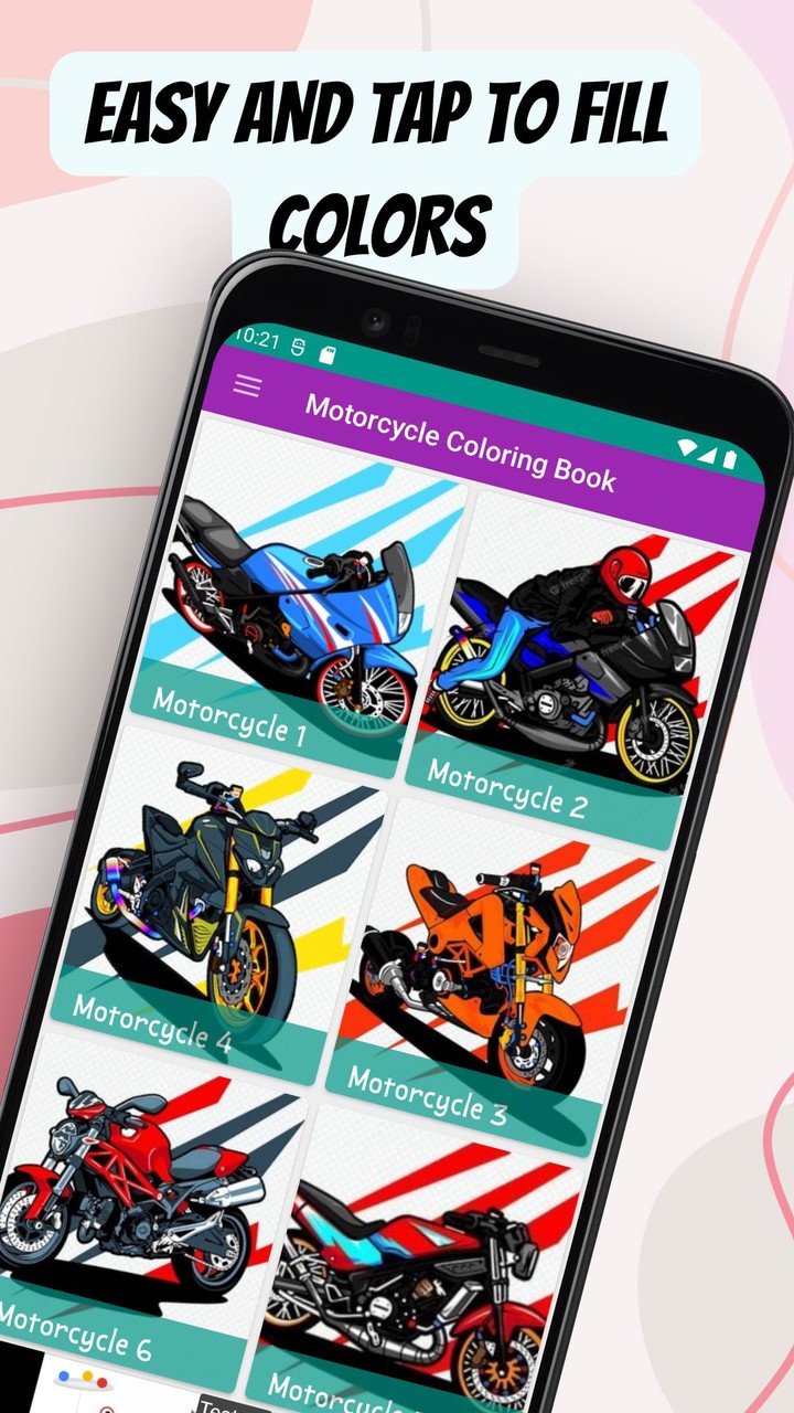 Motorcycle Coloring Book screenshot image 20_Popularmodapk.com