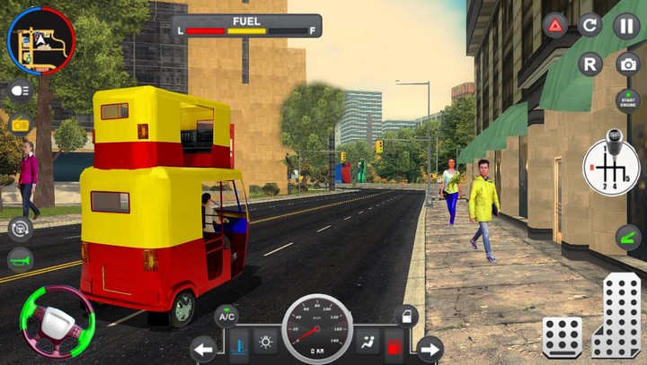Indian Auto Rickshaw Driving screenshot image 3_Popularmodapk.com
