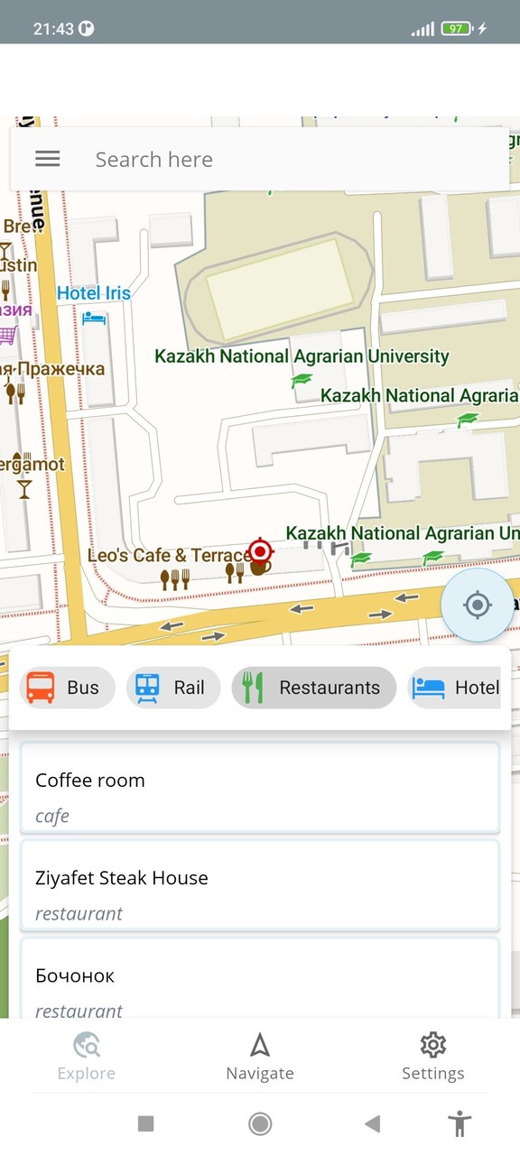 Almaty Kazakhstan Offline Map screenshot image 1_Popularmodapk.com