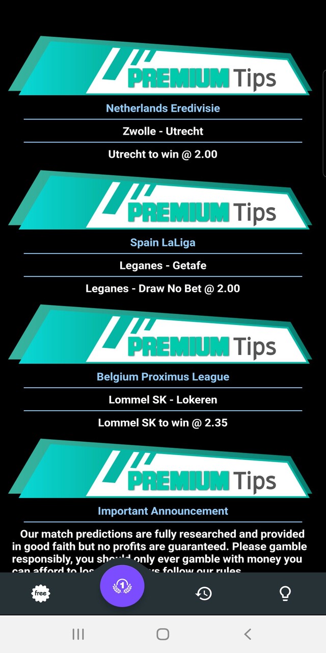 Expert Betting Tips screenshot image 2_Popularmodapk.com