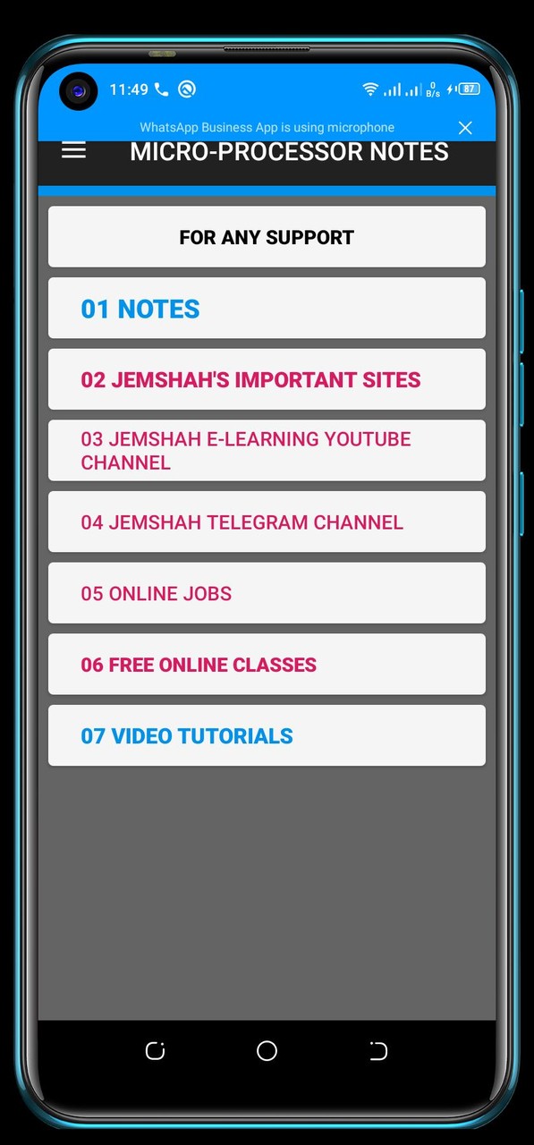 Microprocessor Notes App screenshot image 1_Popularmodapk.com