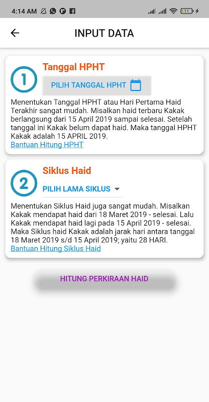 Kalkulator Haid dan Ovulasi screenshot image 5_Popularmodapk.com