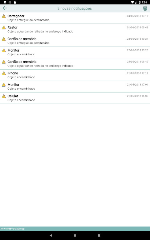 Rastreio Fácil (rastreamento correios) screenshot image 16_Popularmodapk.com