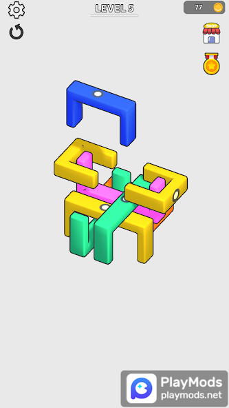 U Shape Puzzle<span>(unlimited money)</span> screenshot image 1_Popularmodapk.com