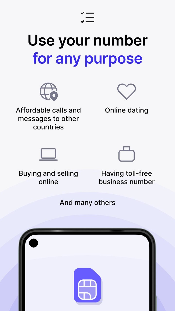 2nd Phone Number Calling, Text screenshot image 5_Popularmodapk.com