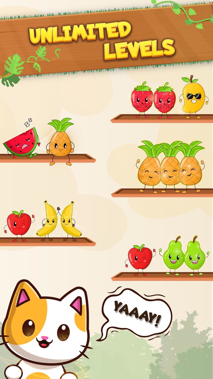 Fruit Sort: Color Puzzle Games screenshot image 4_Popularmodapk.com