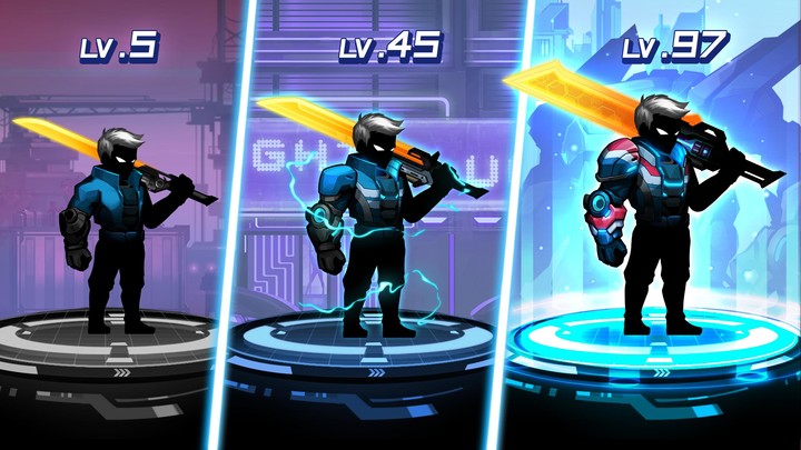 Cyber Fighters: Action RPG screenshot image 3_Popularmodapk.com