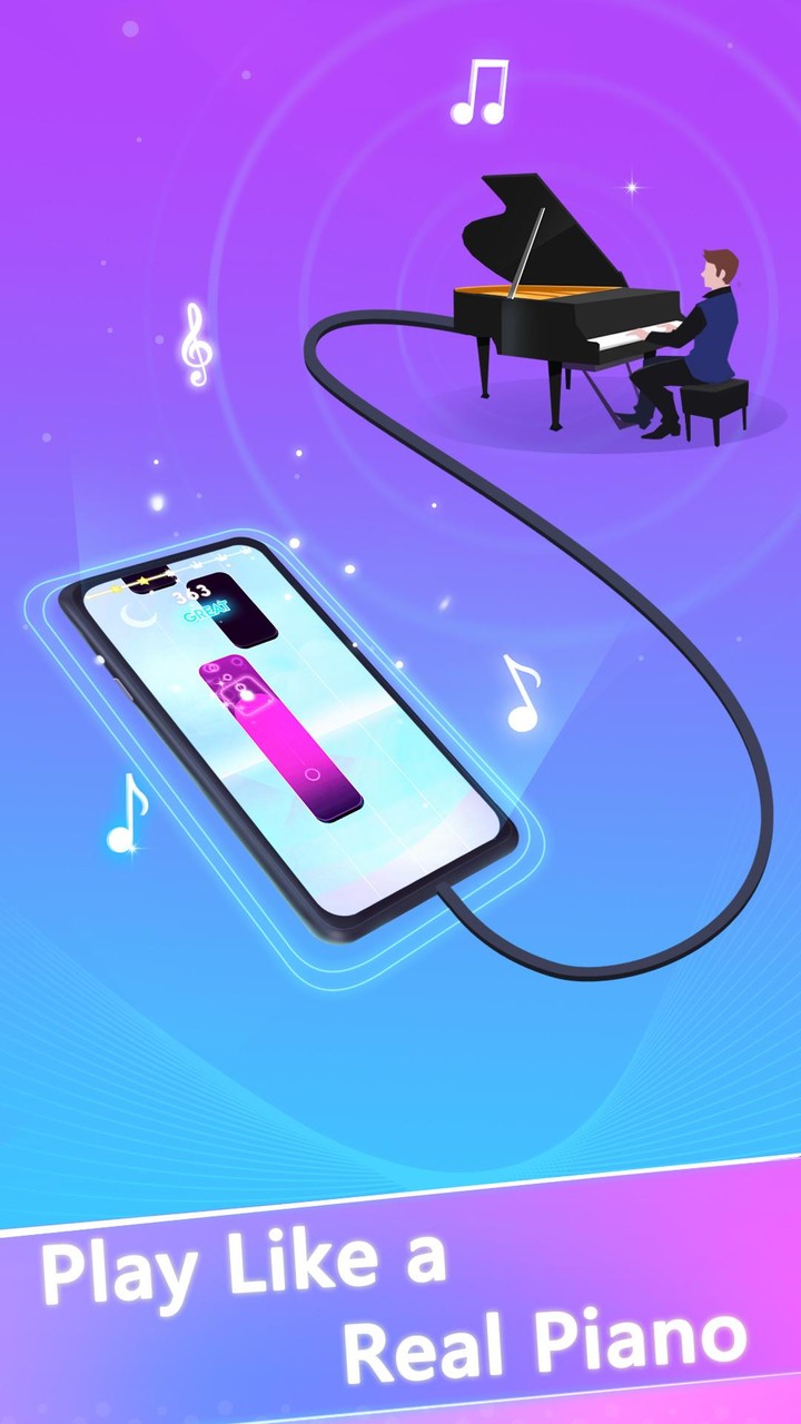 Perfect Tiles - Classic Piano screenshot image 1_Popularmodapk.com