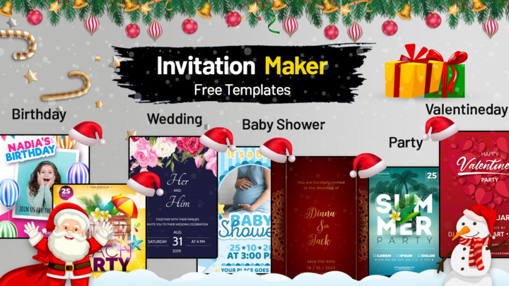 Party Invitation Cards Maker screenshot image 3_Popularmodapk.com