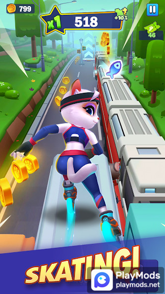 Runner Heroes: Endless Skating<span>(Unlimited Currency)</span> screenshot image 2_Popularmodapk.com