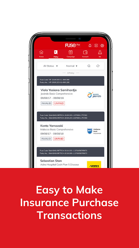 FUSE PRO - Portal Asuransi screenshot image 4_Popularmodapk.com