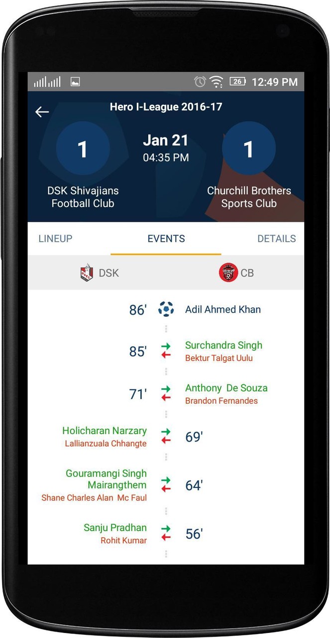 I-League Official screenshot image 5_Popularmodapk.com