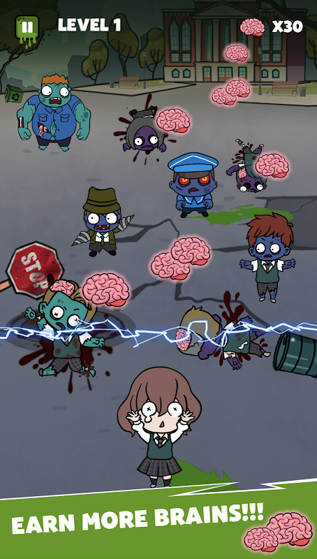 Zombie at school Korean screenshot image 4_Popularmodapk.com