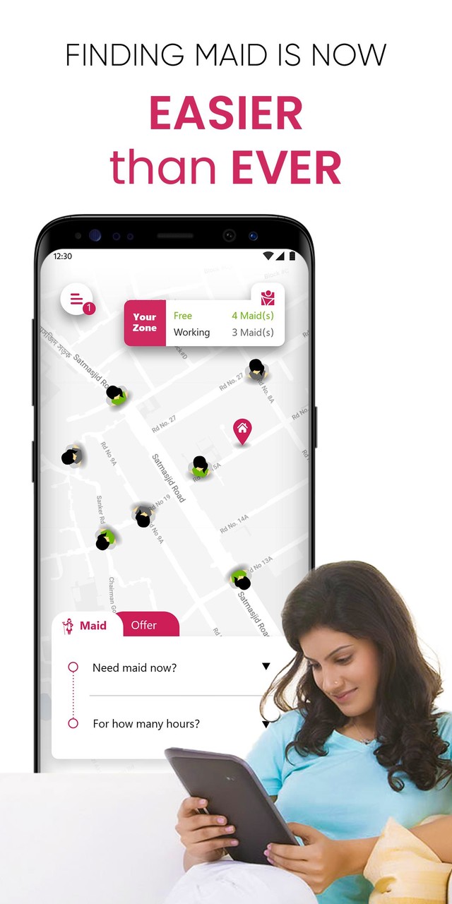 HelloTask - Hire Maids Online screenshot image 2_Popularmodapk.com