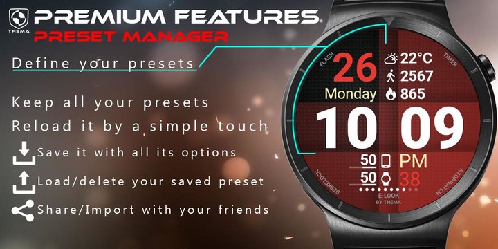 E-Look Watch Face screenshot image 7_Popularmodapk.com