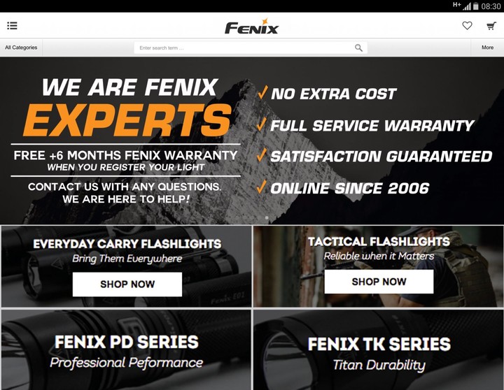 Fenix Store - LED Flashlights screenshot image 4_Popularmodapk.com