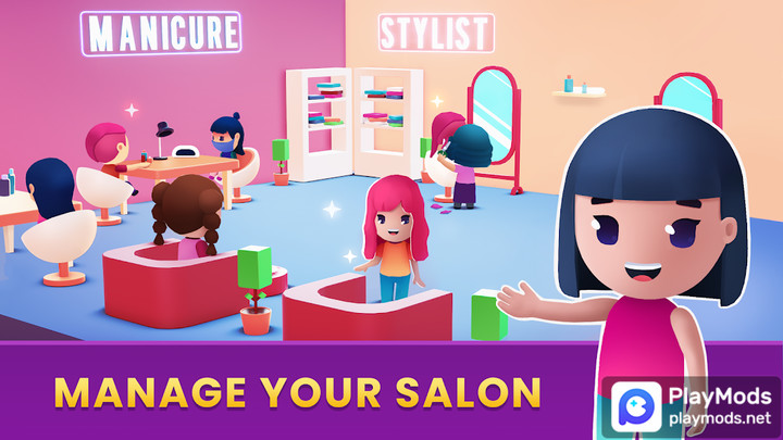 Idle Beauty Salon Tycoon<span>(Instant finished)</span> screenshot image 1_Popularmodapk.com