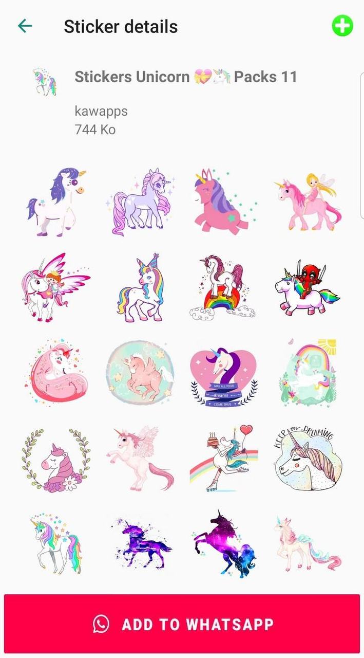 Unicorn Stickers for WhatsApp screenshot image 4_Popularmodapk.com