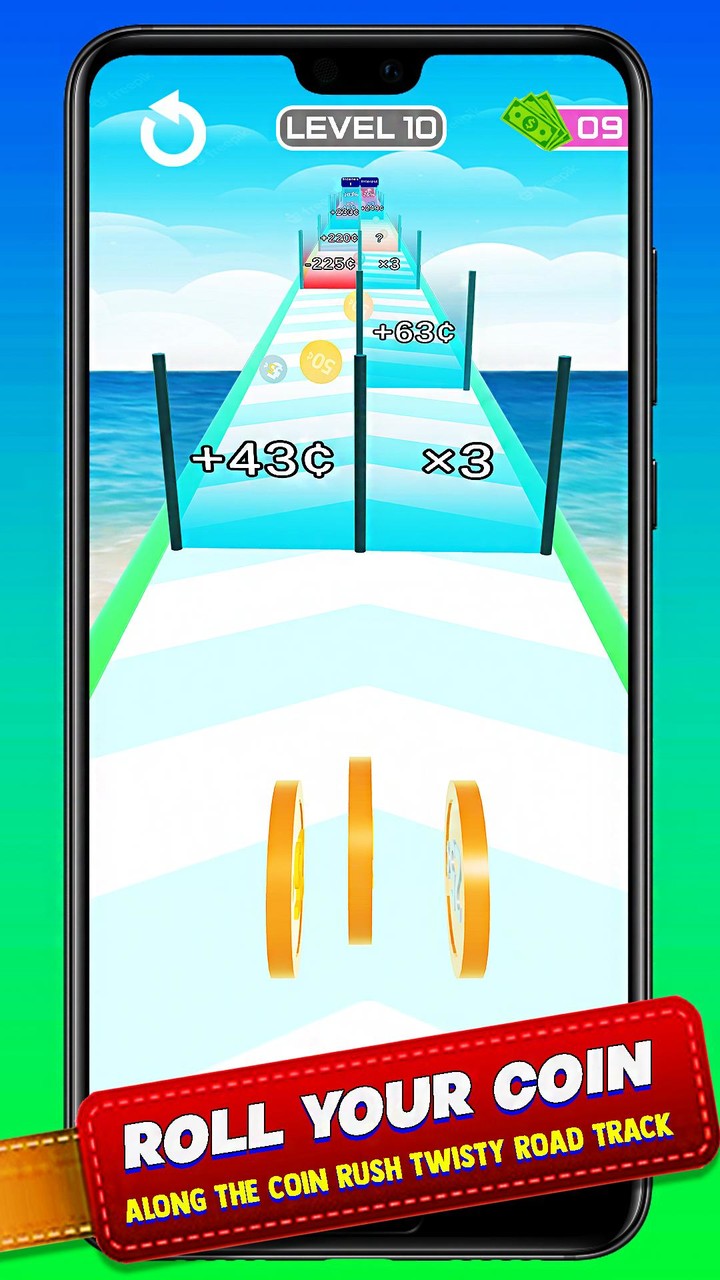 Money Roll Race Rich Master 3D screenshot image 1_Popularmodapk.com