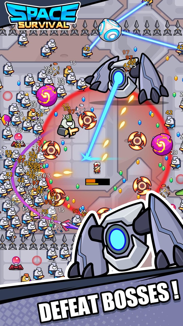 Space Survival.io screenshot image 2_Popularmodapk.com