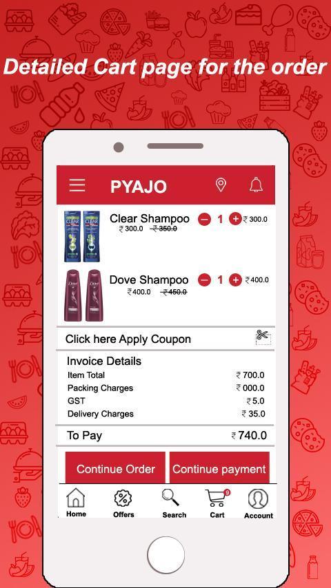 PyaJo - Any Thing Delivery screenshot image 3_Popularmodapk.com