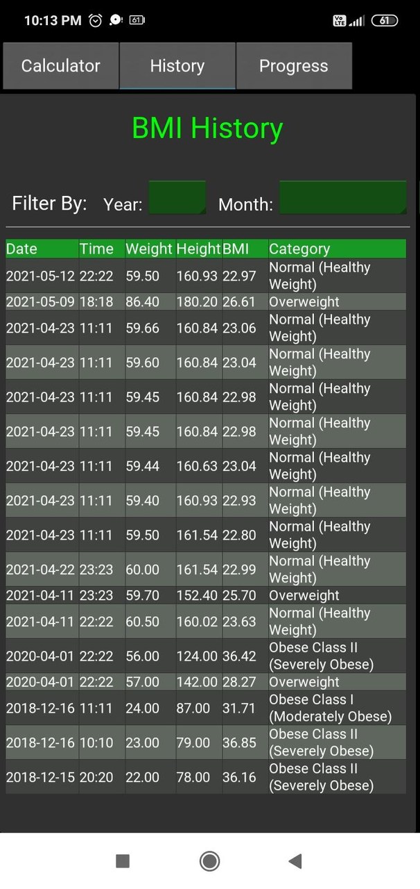 BMICalc BMI Calculator Tracker screenshot image 5_Popularmodapk.com