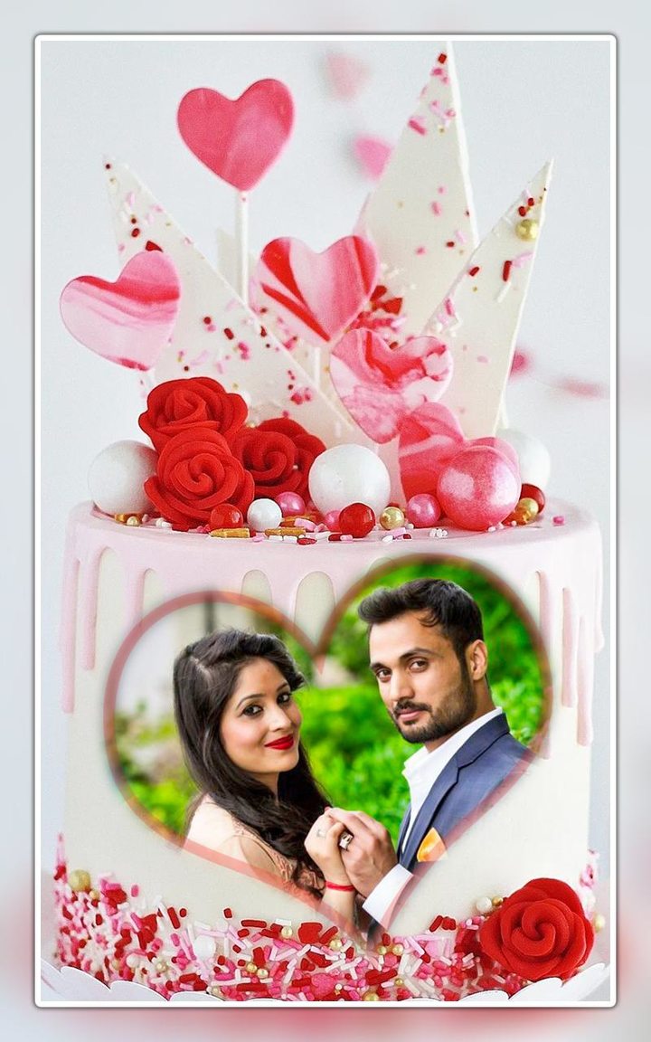 Name photo birthday cake frame screenshot image 1_Popularmodapk.com