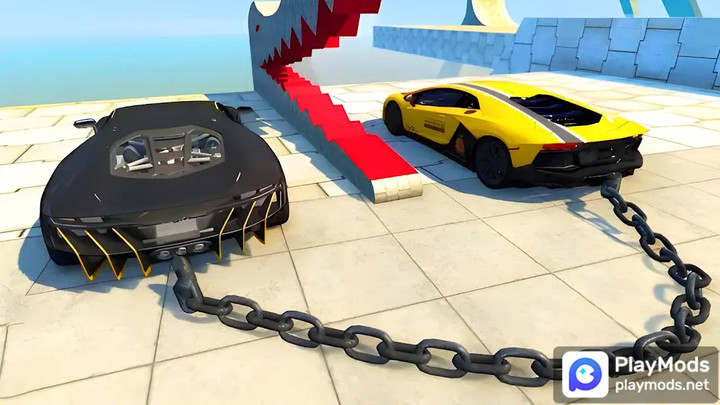 Stunt Car Crash<span>(Speed change)</span> screenshot image 1_Popularmodapk.com