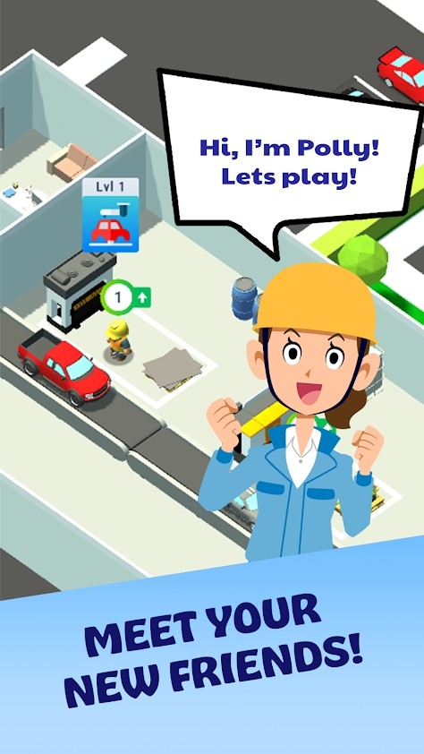 Poly Factory: Lowpoly Assembly Line upgrade game(Unlimited Money) screenshot image 4_Popularmodapk.com