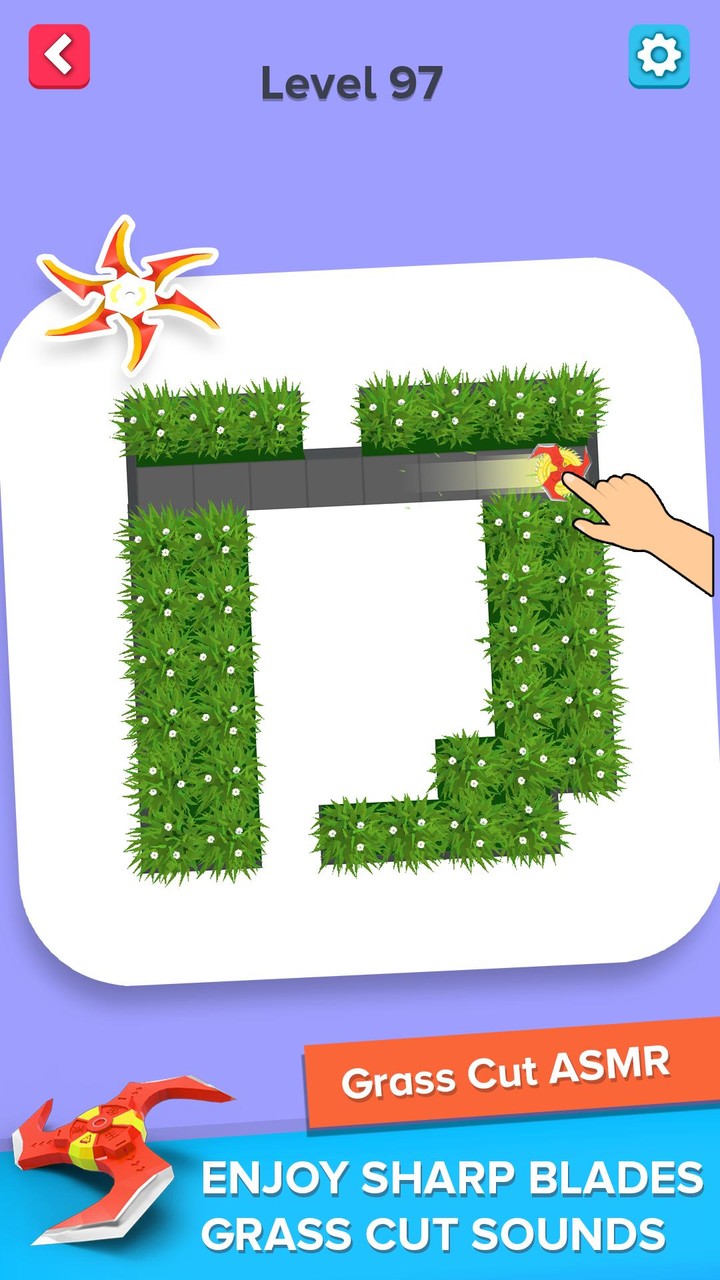 Grass Cut Master Relaxing Game screenshot image 3_Popularmodapk.com