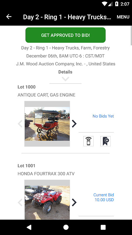 JM Wood Live Auction screenshot image 6_Popularmodapk.com