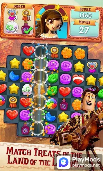 Sugar Smash: Book of Life<span>(Unlimited coins)</span> screenshot image 1_Popularmodapk.com