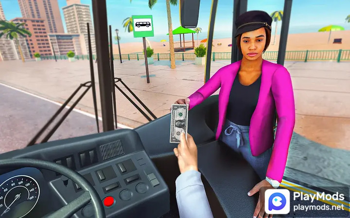 Bus Driving Sim- 3D Bus Games<span>(unlimited money)</span> screenshot image 1_Popularmodapk.com