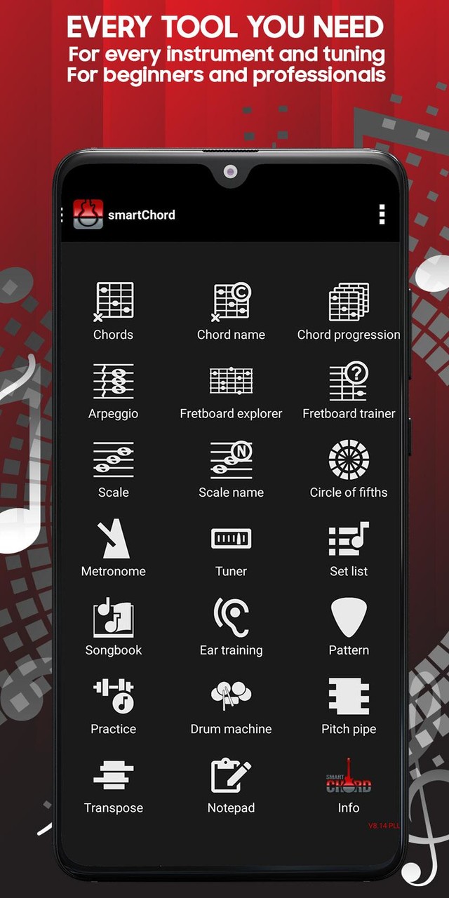 smart Chords: 40 guitar tools… screenshot image 1_Popularmodapk.com