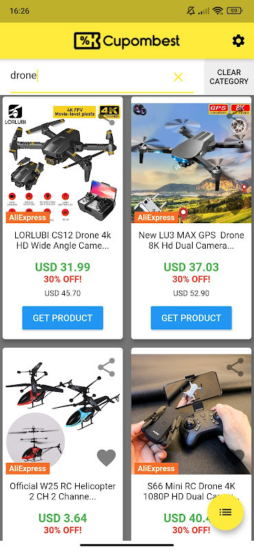 Aliexpress Gearbest Coupons Discounts Cupombest screenshot image 2_Popularmodapk.com