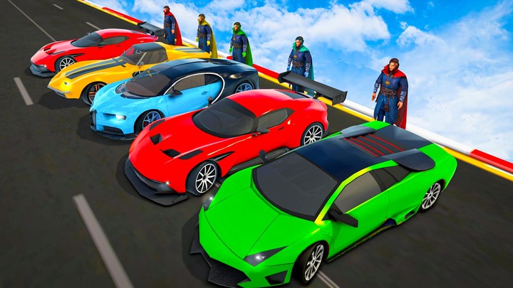 Car Games Superhero Car Stunts screenshot image 1_Popularmodapk.com