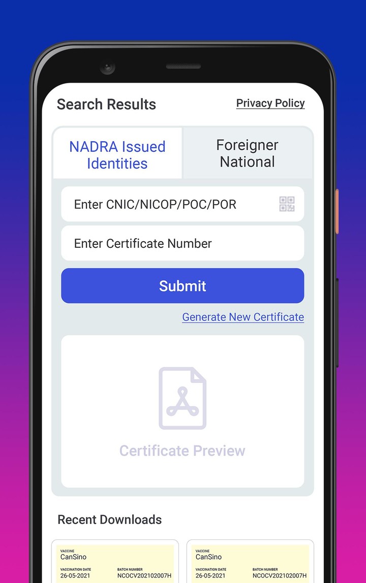 PAK Covid-19 Vaccination Pass screenshot image 11_Popularmodapk.com