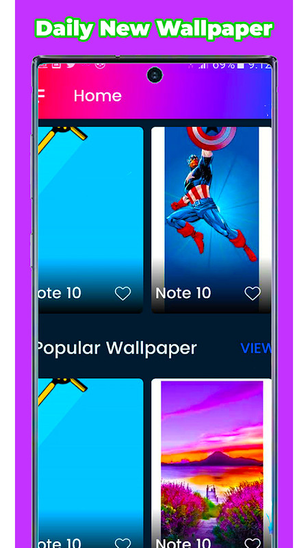 Note 10 Wallpaper screenshot image 1_Popularmodapk.com