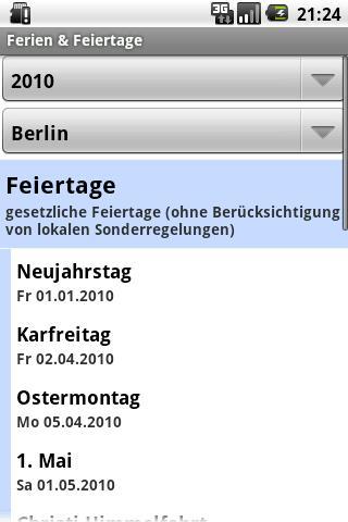 Ferien & Feiertage screenshot image 1_Popularmodapk.com