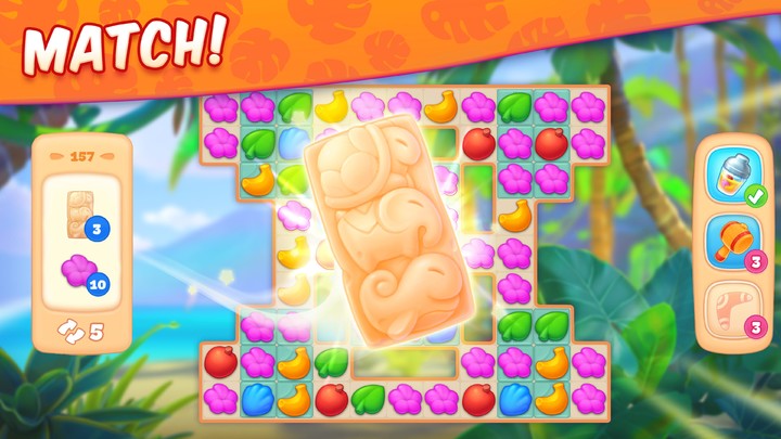 Tropicmania: Match 3 and Gems screenshot image 5_Popularmodapk.com