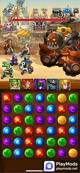 Stone Breaker: Match-3 RPG<span>(DMG Multi)</span> screenshot image 5_Popularmodapk.com