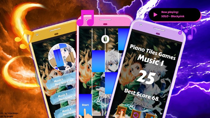 Piano Killua Hunter X Hunter screenshot image 1_Popularmodapk.com