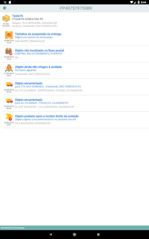 Rastreio Fácil (rastreamento correios) screenshot image 10_Popularmodapk.com